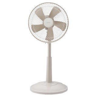 Kinyo 旋鈕式循環升降風扇 14吋 45W 奶茶 原廠保固, ACF-013