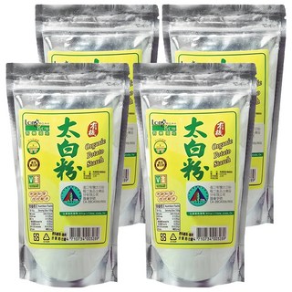 龍口 有機太白粉 220g, 4包