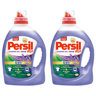 Persil 寶瀅 韓國原裝進口 深層淨垢薰衣草洗衣凝露 滾筒洗衣機適用, 2.7L, 2瓶