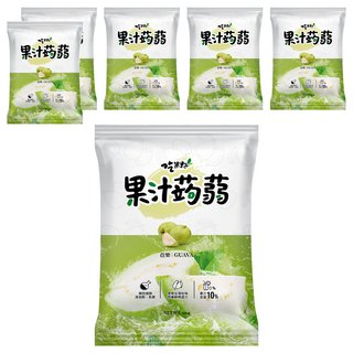 吃果籽 果汁蒟蒻 芭樂 無防腐劑 無色素 無消泡劑 台灣水果鮮榨, 240g, 6包