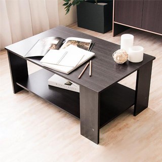 HOPMA 合馬家具 北歐時尚茶几桌 E-GS800BK 800 x 480 x 399mm 10kg, 黑胡桃