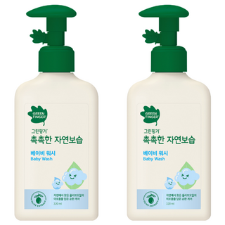 GREEN FINGER 綠手指 兒童專用 植萃沐浴乳 320ml 含荷荷巴油、向日葵種籽油、堅果仁油、西班牙橄欖油, 2瓶