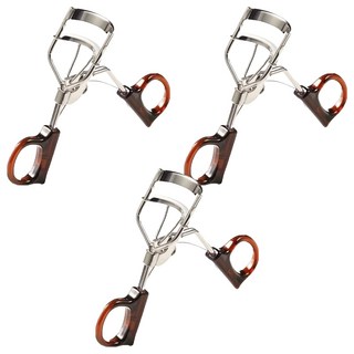 日本 excel 3D 超廣角彈力睫毛夾, 3個, 銀色