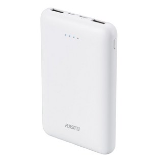 RASTO RB23 三輸出行動電源 Type-C, M-A10000, 白色