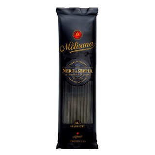 Molisana 茉莉 墨魚麵 高山冷泉純淨認證 仿古銅模Bronze Die製作 麵體表面粗糙 更能吸附醬汁, 500g, 1包