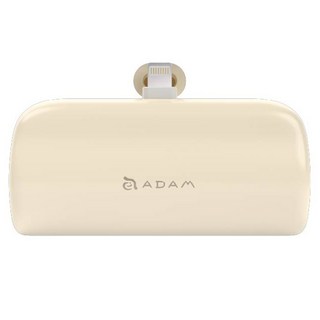 ADAM elements 亞果元素 口袋行動電源 5000mAh Lightning, GRAVITY P5L, 奶茶色