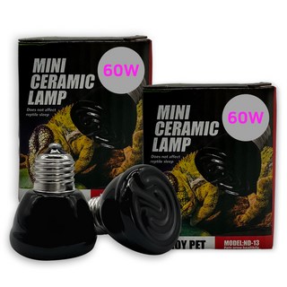 NOMOY PET ND-13 迷你陶瓷加熱燈 60W, 2個, 混色