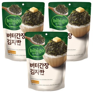 CJ bibigo 奶油醬油海苔酥, 50g, 3包