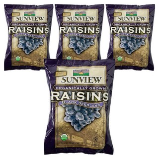 SUNVIEW 無籽黑葡萄乾, 198g, 4個