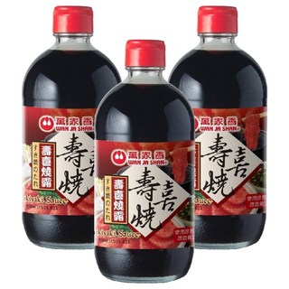 萬家香 壽喜燒露, 450ml, 3瓶