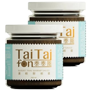 TaiTaifon 泰泰風 暹蝦鮮蝦醬 亞洲風味 潮式泰菜 All in one 方便醬, 200g, 2罐