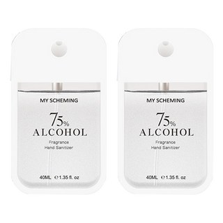 75%香氛酒精洗手噴霧 優雅花語, 40ml, 2個