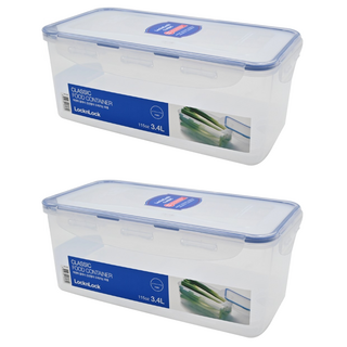 LocknLock 樂扣樂扣 經典保鮮盒, 3.4L, 2個