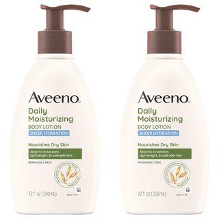 Aveeno 燕麥水感保濕乳, 350ml, 2瓶