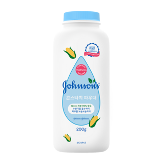존슨즈베이비 퓨어 콘스타치 파우더 오리지날향, 200g, 1개