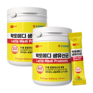 KOLON PHARMA Lacto Medi益生菌粉隨身包 30入, 60g, 2罐