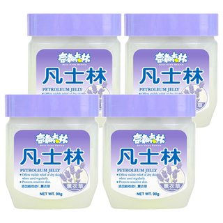 奈森克林 凡士林 薰衣草, 滋養乾燥肌膚, 添加維生素E, 90g, 4罐