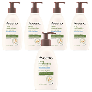 Aveeno 燕麥水感保濕乳, 350ml, 5瓶