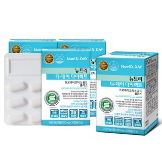 Nutri D-DAY 益生菌Gold Plus膠囊, 30顆, 4盒