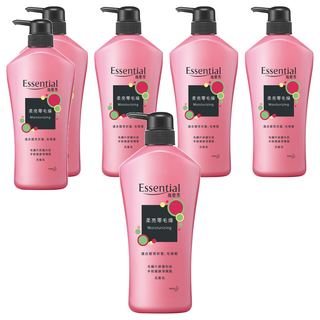 逸萱秀 瞬效修護系列 柔亮零毛燥洗髮乳 毛鱗片屏護科技 適合毛躁無光澤頭髮, 700ml, 6瓶