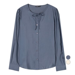 MIXXO 開襟式繩子雪紡衫