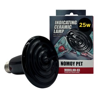 NOMOY PET 指示燈陶瓷加熱燈 25W ND-03, 1個, 黑色