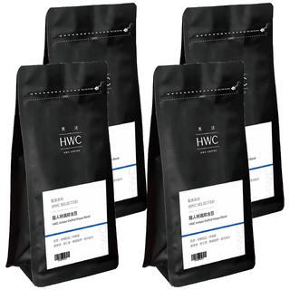 HWC 黑沃咖啡 職人特選綜合豆 1磅, 4包, 咖啡豆(無研磨), 454g