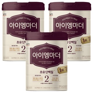 아이엠마더 분유 2단계, 800g, 3개