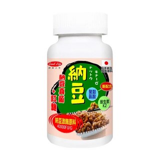 good Life 得意人生 升級版納豆紅麴膠囊, 60顆, 430mg, 1罐
