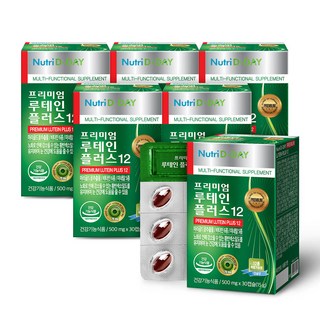 Nutri D-DAY 優質葉黃素膠囊Plus12, 30顆, 6盒