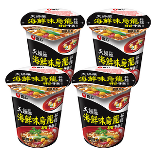 NONGSHIM 農心 天婦羅海鮮味 烏龍杯麵, 62g, 4入