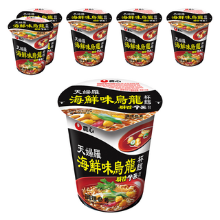 NONGSHIM 農心 天婦羅海鮮味 烏龍杯麵, 62g, 6入