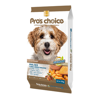 福壽實業 Pro's choice 博士巧思 無穀犬乾飼料, 羊肉 + 地瓜, 8kg, 1袋