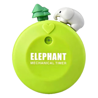JAR 嚴選 兒童自律學習計時器 大象綠色, 綠色, 1個