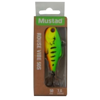 MUSTAD 慕斯達 Rouse Vibe 50S 顫泳 硬餌 假餌 路亞 釣魚 捲仔 50mm, 蘋果綠, 7.6g, 1個