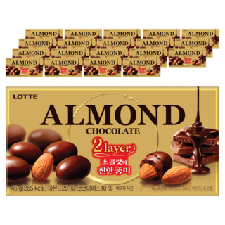 롯데웰푸드 아몬드초코볼, 46g, 20개