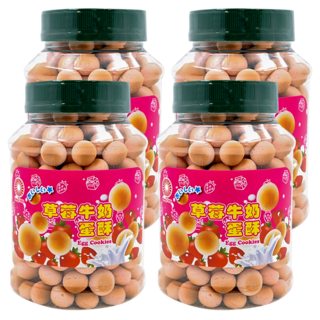 旺揚 活力蛋酥 草莓, 160g, 4罐