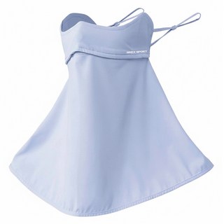 AREX SPORT 抗曬涼感纖維大面積護頸冰絲面罩 掛耳可調整 AS-3491, 薰衣紫, 1個