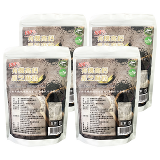 茂格生機 有機高鈣黑芝麻粉 全素, 300g, 4包