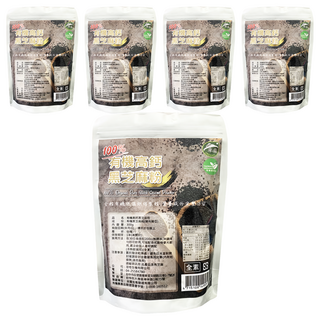 茂格生機 有機高鈣黑芝麻粉 全素, 300g, 5包