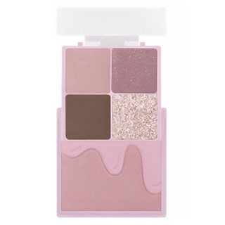 IM MEME 我愛口袋彩妝小方盒眼影盤 06小奶芋 迷你便攜, 1個