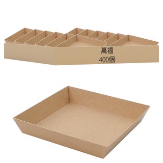 ONEFU 1616輕食盒 牛卡底, 1箱, 400個裝