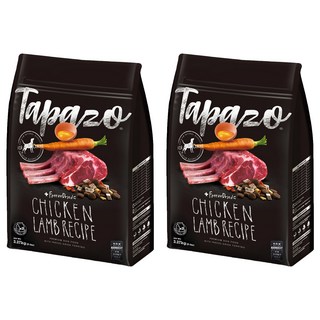 Tapazo 成幼犬 凍乾三重奏,低敏羊肉配方, 營養乾糧,豐富佐餐, 2.27kg, 2袋