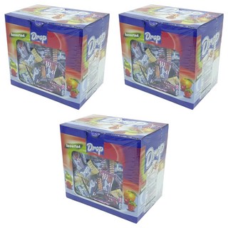 Drop 水果夾心軟糖 6種口味, 1kg, 3盒