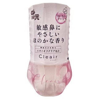 KOBAYASHI 小林製藥 消臭元 芳香劑 潔淨花香 室內敏感鼻用, 柔和淡香 溫和不刺激 有效除臭, 400ml, 1瓶