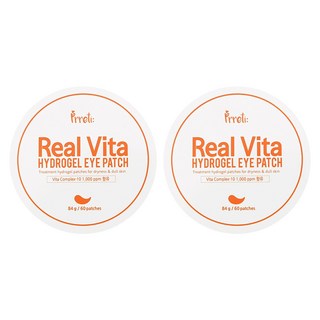 Prreti 維他命水凝膠眼膜, 60片, 2罐