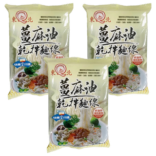 東北 薑麻油乾拌蕎麥麵線, 3包