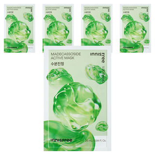 INNISFREE 積雪草活性面膜, 1入, 5片