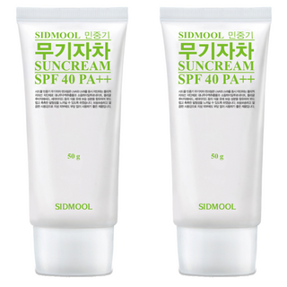 SIDMOOL 物理性防曬乳 SPF40 PA++, 50g, 2個