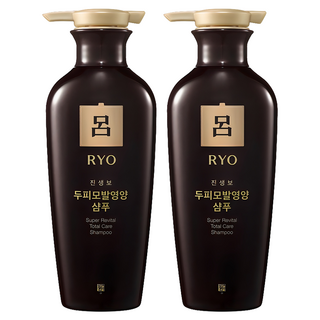 RYO 呂 真蔘寶頂級人蔘洗髮精 中乾性髮質用, 400ml, 2瓶